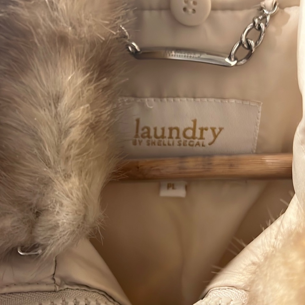 Cream laundry jacket